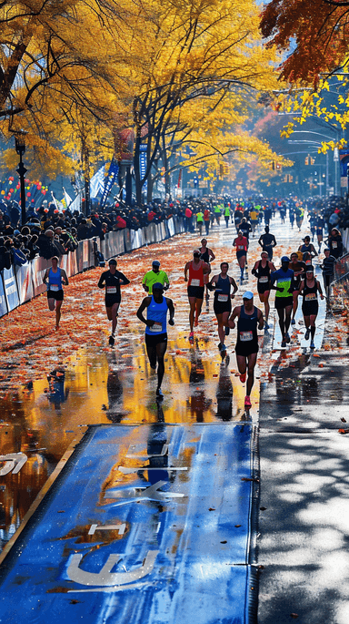 finish line marathon